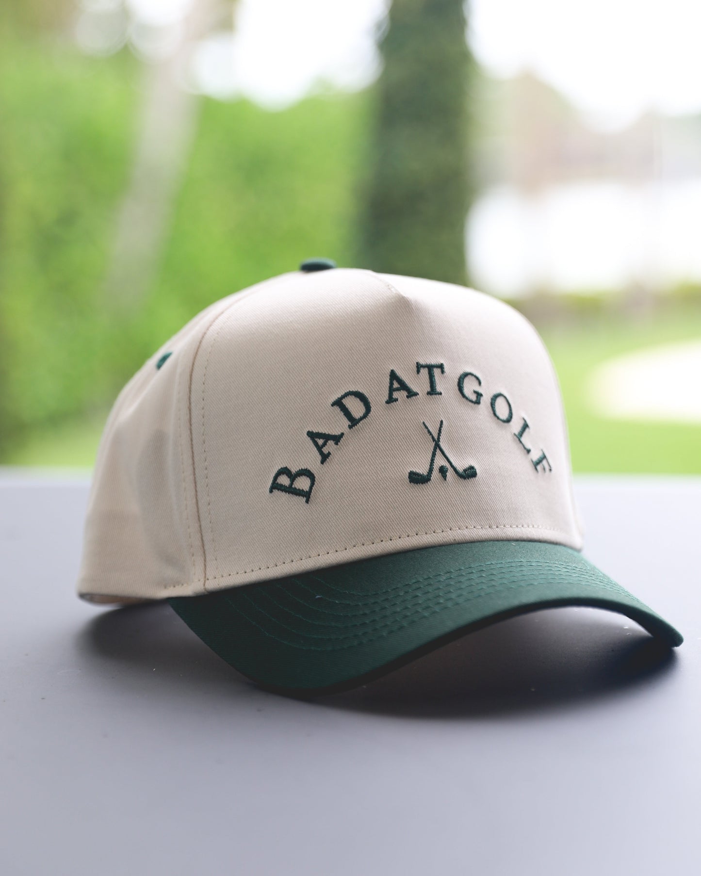 Bad At Golf - Ivory & Green